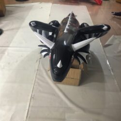 Inflatable Drake Toy - Black/White